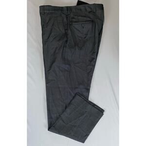 Linea Naturale Luxe Italy Flat Front 100% Wool Dress Pants. Birdseye, 35X32 Read